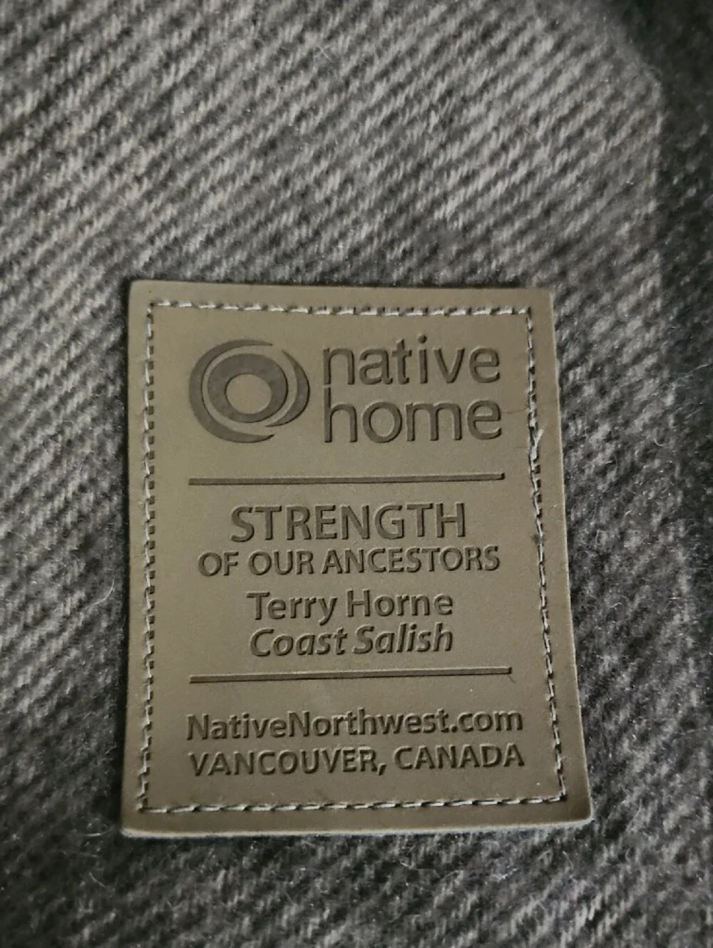 Native Home Strength Of Our Ansestors Tribal Eagle  Blanket
